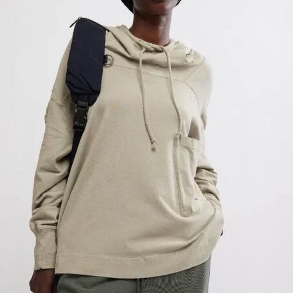 Free People Movement by FP Hot Shot Hooded Layer in Sage Stone various NWT - Picture 1 of 4